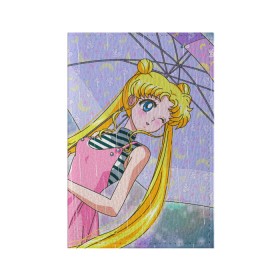 Обложка для паспорта матовая кожа с принтом Sailor Moon в Белгороде, натуральная матовая кожа | размер 19,3 х 13,7 см; прозрачные пластиковые крепления | Тематика изображения на принте: baby | bunny | girl | like | pink | sailormoon | usagi | вода капли | воин | волосы | глаза | девушка | дождь | зайчик | зонтик | котик | кролик | лето | луна | малышка | матроска | небо | облака | природа | радуга | розовый