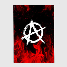 Постер с принтом АНАРХИЯ в Белгороде, 100% бумага
 | бумага, плотность 150 мг. Матовая, но за счет высокого коэффициента гладкости имеет небольшой блеск и дает на свету блики, но в отличии от глянцевой бумаги не покрыта лаком | anarchy | riot | rock | анархия | бунт | знаки | музыка | панки | рок | символ