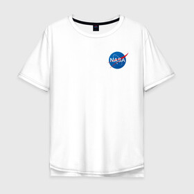 Мужская футболка хлопок Oversize с принтом NASA в Белгороде, 100% хлопок | свободный крой, круглый ворот, “спинка” длиннее передней части | galaxy | maven | nasa | space | space company | star | астрономия | галактика | джемини | дискавери | звезды | космическая компания | космос | кьюриос | меркурий | наса | скайлэб | спейс шаттл | шаттл