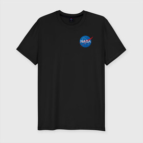 Мужская футболка хлопок Slim с принтом NASA в Белгороде, 92% хлопок, 8% лайкра | приталенный силуэт, круглый вырез ворота, длина до линии бедра, короткий рукав | galaxy | maven | nasa | space | space company | star | астрономия | галактика | джемини | дискавери | звезды | космическая компания | космос | кьюриос | меркурий | наса | скайлэб | спейс шаттл | шаттл