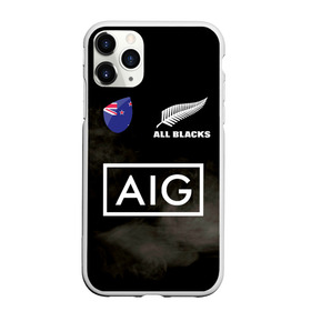 Чехол для iPhone 11 Pro матовый с принтом ALL BLACKS в Белгороде, Силикон |  | all blacks | new zealandd | rugby | новая зеландия | олл блэкс | регби | хака