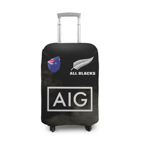 Чехол для чемодана 3D с принтом ALL BLACKS в Белгороде, 86% полиэфир, 14% спандекс | двустороннее нанесение принта, прорези для ручек и колес | all blacks | new zealandd | rugby | новая зеландия | олл блэкс | регби | хака