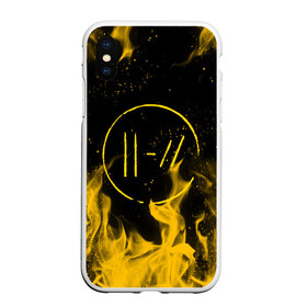 Чехол для iPhone XS Max матовый с принтом TWENTY ONE PILOTS в Белгороде, Силикон | Область печати: задняя сторона чехла, без боковых панелей | 21 pilots | 21p | bandito | blurryface | chlorine | joshua | ned | top | trench | twenty one pilots | tyler | бандито | нэд | тренч