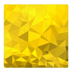 Магнитный плакат 3Х3 с принтом YELLOW ABSTRACT в Белгороде, Полимерный материал с магнитным слоем | 9 деталей размером 9*9 см | abstract | abstraction | color | fractal | geometry | paitnt | polygon | polygonal | psy | абстракция | геометрия | краски | неоновые | полигоны | психоделика | фрактал