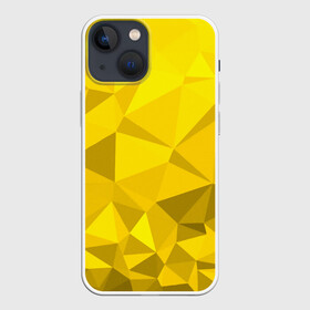 Чехол для iPhone 13 mini с принтом YELLOW ABSTRACT в Белгороде,  |  | abstract | abstraction | color | fractal | geometry | paitnt | polygon | polygonal | psy | абстракция | геометрия | краски | неоновые | полигоны | психоделика | фрактал