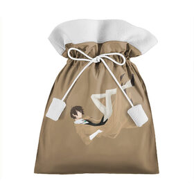 Подарочный 3D мешок с принтом Osamu Dazai в Белгороде, 100% полиэстер | Размер: 29*39 см | bungou | dazai | dogs | osamu | stray | асаму | бродячие псы | бродячих | дадзай | дазай | литературные гении | осаму | проза | псов