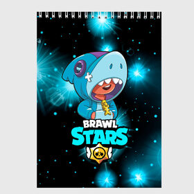 Скетчбук с принтом Brawl stars leon shark в Белгороде, 100% бумага
 | 48 листов, плотность листов — 100 г/м2, плотность картонной обложки — 250 г/м2. Листы скреплены сверху удобной пружинной спиралью | bea | bib | brawl stars | crow | el brown | leon | max | nita | sally leon | shark | акула | биа | биби | бравл старс | ворон | игра | леон | макс | нита | оборотень | салли леон | сэлли леон | шарк | эл браун