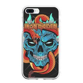 Чехол для iPhone 7Plus/8 Plus матовый с принтом Iron Maiden в Белгороде, Силикон | Область печати: задняя сторона чехла, без боковых панелей | 80s | hardrock | heavy | iron | maiden | metal | pop | steve harris | the final frontier | uk | айрон | группа | железная дева | метал | мэйден | хеви