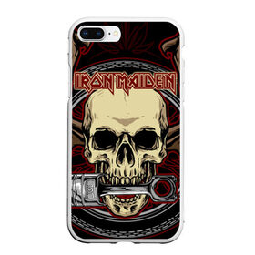 Чехол для iPhone 7Plus/8 Plus матовый с принтом Iron Maiden в Белгороде, Силикон | Область печати: задняя сторона чехла, без боковых панелей | 80s | hardrock | heavy | iron | maiden | metal | pop | steve harris | the final frontier | uk | айрон | группа | железная дева | метал | мэйден | хеви