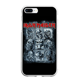 Чехол для iPhone 7Plus/8 Plus матовый с принтом Iron Maiden в Белгороде, Силикон | Область печати: задняя сторона чехла, без боковых панелей | 80s | hardrock | heavy | iron | maiden | metal | pop | steve harris | the final frontier | uk | айрон | группа | железная дева | метал | мэйден | хеви