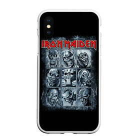 Чехол для iPhone XS Max матовый с принтом Iron Maiden в Белгороде, Силикон | Область печати: задняя сторона чехла, без боковых панелей | Тематика изображения на принте: 80s | hardrock | heavy | iron | maiden | metal | pop | steve harris | the final frontier | uk | айрон | группа | железная дева | метал | мэйден | хеви