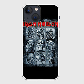 Чехол для iPhone 13 mini с принтом Iron Maiden в Белгороде,  |  | Тематика изображения на принте: 80s | hardrock | heavy | iron | maiden | metal | pop | steve harris | the final frontier | uk | айрон | группа | железная дева | метал | мэйден | хеви