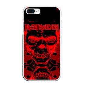 Чехол для iPhone 7Plus/8 Plus матовый с принтом Iron Maiden в Белгороде, Силикон | Область печати: задняя сторона чехла, без боковых панелей | 80s | hardrock | heavy | iron | maiden | metal | pop | steve harris | the final frontier | uk | айрон | группа | железная дева | метал | мэйден | хеви