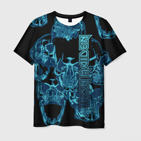 Мужская футболка 3D с принтом Iron Maiden в Белгороде, 100% полиэфир | прямой крой, круглый вырез горловины, длина до линии бедер | Тематика изображения на принте: 80s | hardrock | heavy | iron | maiden | metal | pop | steve harris | the final frontier | uk | айрон | группа | железная дева | метал | мэйден | хеви