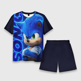 Мужской костюм с шортами 3D с принтом SONIC в Белгороде,  |  | hedgehog | metal sonic | silver | silver the hedgehog | sonic | sonic boom | sonic the hedgehog | еж | ёж сонник | ежик | игры | кино | соник | соник в кино | фильм