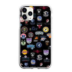 Чехол для iPhone 11 Pro Max матовый с принтом NBA Pattern в Белгороде, Силикон |  | Тематика изображения на принте: basketball | boston celtics | brooklyn nets | nba | new york knicks | philadel | toronto raptors | баскетбол | бостон селтикс | бруклин нетс | нба | нью йорк никс | спорт | торонто рэпторс | филадельфия 76ерс