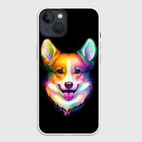 Чехол для iPhone 13 с принтом Корги в Белгороде,  |  | animal | animals | corgi | dog | dogs | glitch | глитч | животные | звери | картинка | картинки | корги | ми | милота | милый | пес | прикольная | прикольные | собака | собачка