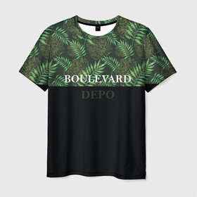 Мужская футболка 3D с принтом Boulevard Depo в Белгороде, 100% полиэфир | прямой крой, круглый вырез горловины, длина до линии бедер | boulevard | bulevard | depo | luv | powerpuff | rap | yungrussia | бульвар | бульвард | депо | кащенко | лав | паверпаф | раша | реп | рэп | янг