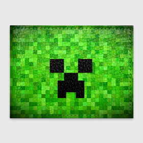 Обложка для студенческого билета с принтом MINECRAFT | МАЙНКРАФТ (Z) в Белгороде, натуральная кожа | Размер: 11*8 см; Печать на всей внешней стороне | block | creeper | cube | minecraft | pixel | блок | геометрия | крафт | крипер | кубики | майнкрафт | пиксели
