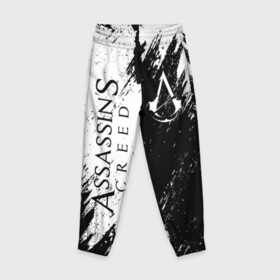 Детские брюки 3D с принтом ASSASSINS CREED в Белгороде, 100% полиэстер | манжеты по низу, эластичный пояс регулируется шнурком, по бокам два кармана без застежек, внутренняя часть кармана из мелкой сетки | slayer | асасин | ассасин крид | ассассин | тамплиеры