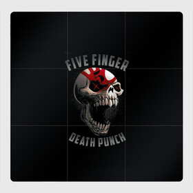 Магнитный плакат 3Х3 с принтом Five Finger Death Punch в Белгороде, Полимерный материал с магнитным слоем | 9 деталей размером 9*9 см | 5fdp | death | ffdp | finger | five | five finger death punch | punch | грув метал