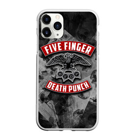 Чехол для iPhone 11 Pro матовый с принтом Five Finger Death Punch в Белгороде, Силикон |  | Тематика изображения на принте: 5fdp | death | ffdp | finger | five | five finger death punch | punch | грув метал