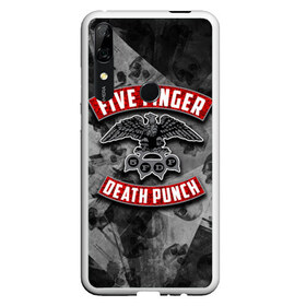 Чехол для Honor P Smart Z с принтом Five Finger Death Punch в Белгороде, Силикон | Область печати: задняя сторона чехла, без боковых панелей | Тематика изображения на принте: 5fdp | death | ffdp | finger | five | five finger death punch | punch | грув метал