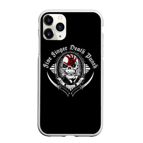 Чехол для iPhone 11 Pro Max матовый с принтом Five Finger Death Punch в Белгороде, Силикон |  | Тематика изображения на принте: 5fdp | death | ffdp | finger | five | five finger death punch | punch | грув метал