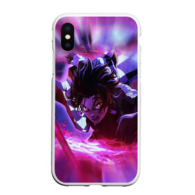 Чехол для iPhone XS Max матовый с принтом KIMETSU NO YAIBA в Белгороде, Силикон | Область печати: задняя сторона чехла, без боковых панелей | demon slayer | kimetsu no yaiba | nezuko | shinobu | slayer | tanjiro | zenitsu | гию томиока | зенитцу | иноске хашибира | клинок рассекающий демонов | незуко | танджиро | шинобу кочо