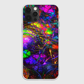 Чехол для iPhone 12 Pro Max с принтом НЕОНОВЫЕ КРАСКИ в Белгороде, Силикон |  | abstract | abstraction | color | fractal | geometry | paitnt | polygon | polygonal | psy | абстракция | геометрия | краски | неоновые | полигоны | психоделика | фрактал