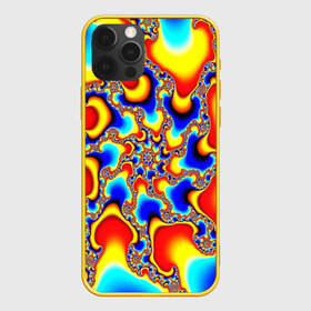 Чехол для iPhone 12 Pro Max с принтом ABSTRACTION FRACTAL в Белгороде, Силикон |  | Тематика изображения на принте: abstract | abstraction | color | fractal | geometry | paitnt | polygon | polygonal | psy | абстракция | геометрия | краски | неоновые | полигоны | психоделика | фрактал