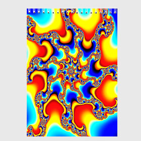 Скетчбук с принтом ABSTRACTION FRACTAL в Белгороде, 100% бумага
 | 48 листов, плотность листов — 100 г/м2, плотность картонной обложки — 250 г/м2. Листы скреплены сверху удобной пружинной спиралью | abstract | abstraction | color | fractal | geometry | paitnt | polygon | polygonal | psy | абстракция | геометрия | краски | неоновые | полигоны | психоделика | фрактал