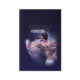 Обложка для паспорта матовая кожа с принтом Tony Ferguson в Белгороде, натуральная матовая кожа | размер 19,3 х 13,7 см; прозрачные пластиковые крепления | Тематика изображения на принте: el cucuy | ferguson | mma | ssru | tony ferguson | мма | тони фергюсон | фергюсон