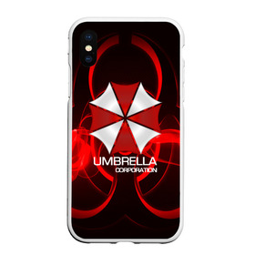 Чехол для iPhone XS Max матовый с принтом Umbrella Corp в Белгороде, Силикон | Область печати: задняя сторона чехла, без боковых панелей | biohazard | biohazard 7 | crocodile | fang | game | hand | monster | new umbrella | resident evil | resident evil 7 | umbrella | umbrella corp | umbrella corporation | zombie | обитель