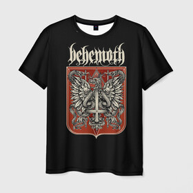 Мужская футболка 3D с принтом Behemoth в Белгороде, 100% полиэфир | прямой крой, круглый вырез горловины, длина до линии бедер | behemoth | black | blackmetal | burzum | carnifex | punk | rock | suicide silence