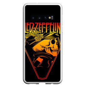 Чехол для Samsung Galaxy S10 с принтом Led Zeppelin в Белгороде, Силикон | Область печати: задняя сторона чехла, без боковых панелей | john paul jones | music | блюз | джимми пейдж | джон пол джонс | метал | роберт плант | рок | фолк | хард | хеви