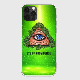 Чехол для iPhone 12 Pro Max с принтом Всевидящее око в Белгороде, Силикон |  | всевидящее око | глаз | за тобой наблюдают | заговор | зрачок | креатив | листва | листья | масон | масоны | наблюдение | сговор | треугольник
