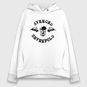 Женское худи Oversize хлопок с принтом Avenged Sevenfold в Белгороде, френч-терри — 70% хлопок, 30% полиэстер. Мягкий теплый начес внутри —100% хлопок | боковые карманы, эластичные манжеты и нижняя кромка, капюшон на магнитной кнопке | avenged sevenfold | брукс вакерман | джонни крайст | м. шадоус заки вэндженс | прогрессивный метал | хард рок | хэви метал