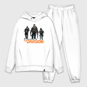 Мужской костюм хлопок OVERSIZE с принтом The Division 2 в Белгороде,  |  | extremis malis | logo | new york | shd agent | the division 2 | the division logo | tom clancys the division