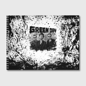 Альбом для рисования с принтом GreenDay в Белгороде, 100% бумага
 | матовая бумага, плотность 200 мг. | billie joe armstrong | greenday | rock | альтернативный | билли джо армстронг | гриндей | зеленый день | майк дёрнт | музыка | панк рок | поп панк | рок | тре кул