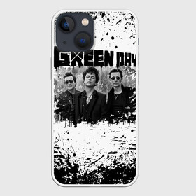 Чехол для iPhone 13 mini с принтом GreenDay в Белгороде,  |  | billie joe armstrong | greenday | rock | альтернативный | билли джо армстронг | гриндей | зеленый день | майк дёрнт | музыка | панк рок | поп панк | рок | тре кул