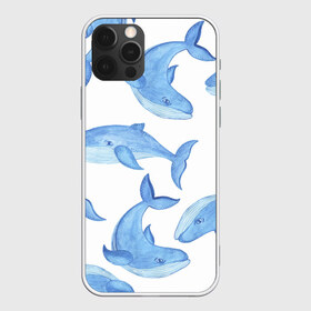 Чехол для iPhone 12 Pro Max с принтом Косяк китов в Белгороде, Силикон |  | арт | карандашом | кит | киты | красками | море | моря | океан | океаны | под водой | рисунок