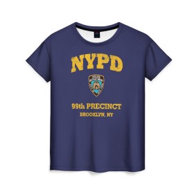 Женская футболка 3D с принтом Бруклин 9-9 департамент NYPD в Белгороде, 100% полиэфир ( синтетическое хлопкоподобное полотно) | прямой крой, круглый вырез горловины, длина до линии бедер | 99 | brooklyn 99 | police | бруклин | бруклин 9 9 | девять девять | департамент | джейк | джеффордс | значок | логотип | нью йорк | перальта | сериал | терри | чарльз бойл