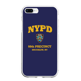 Чехол для iPhone 7Plus/8 Plus матовый с принтом Бруклин 9-9 департамент NYPD в Белгороде, Силикон | Область печати: задняя сторона чехла, без боковых панелей | 99 | brooklyn 99 | police | бруклин | бруклин 9 9 | девять девять | департамент | джейк | джеффордс | значок | логотип | нью йорк | перальта | сериал | терри | чарльз бойл