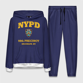 Женский костюм 3D (с толстовкой) с принтом Бруклин 9 9 департамент NYPD в Белгороде,  |  | 99 | brooklyn 99 | police | бруклин | бруклин 9 9 | девять девять | департамент | джейк | джеффордс | значок | логотип | нью йорк | перальта | сериал | терри | чарльз бойл