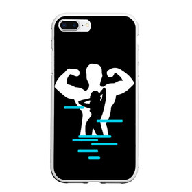 Чехол для iPhone 7Plus/8 Plus матовый с принтом титан в Белгороде, Силикон | Область печати: задняя сторона чехла, без боковых панелей | crossfit | sport | бодибилдинг | зал | мужчина | мускулы | мышцы | сила | спорт | фитнес