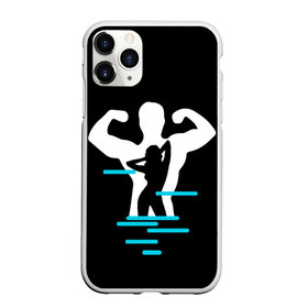 Чехол для iPhone 11 Pro матовый с принтом титан в Белгороде, Силикон |  | crossfit | sport | бодибилдинг | зал | мужчина | мускулы | мышцы | сила | спорт | фитнес