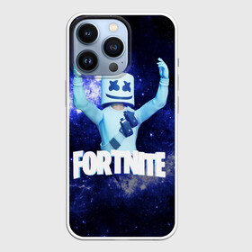 Чехол для iPhone 13 Pro с принтом Marshmello в Белгороде,  |  | fortnite | fortnite2 | marshmello | игра | космос | маршмеллоу | призрак | тень | фортнайт | черная дыра