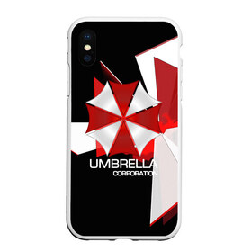 Чехол для iPhone XS Max матовый с принтом UMBRELLA CORP в Белгороде, Силикон | Область печати: задняя сторона чехла, без боковых панелей | biohazard | biohazard 7 | crocodile | fang | game | hand | monster | new umbrella | resident evil | resident evil 7 | umbrella | umbrella corp | umbrella corporation | zombie | обител