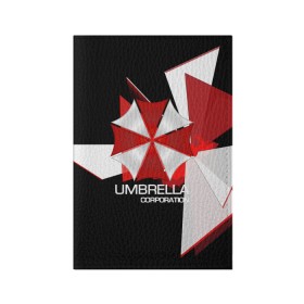 Обложка для паспорта матовая кожа с принтом UMBRELLA CORP. в Белгороде, натуральная матовая кожа | размер 19,3 х 13,7 см; прозрачные пластиковые крепления | biohazard | biohazard 7 | crocodile | fang | game | hand | monster | new umbrella | resident evil | resident evil 7 | umbrella | umbrella corp | umbrella corporation | zombie | обител